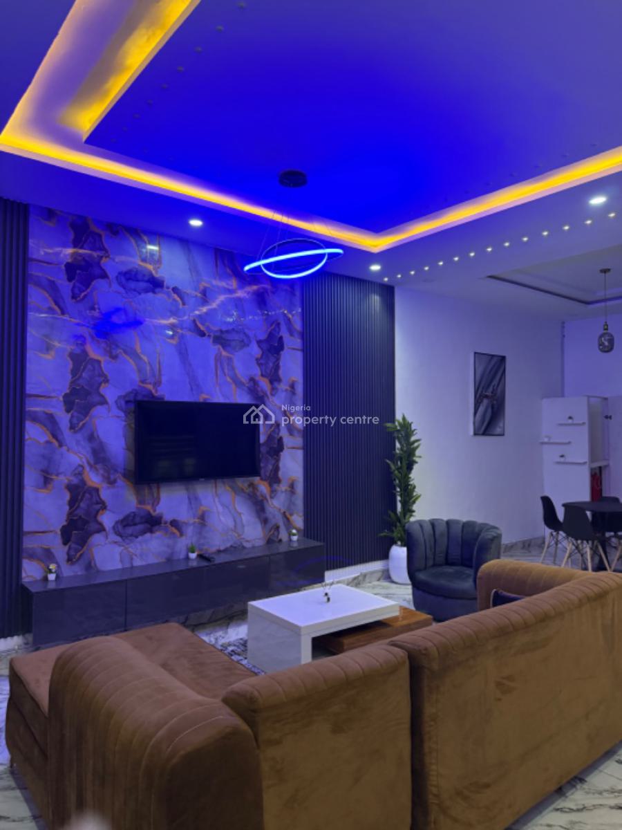 Beautifully Furnished 2-bedroom Apartment, Osapa, Lekki, Lagos, Flat / Apartment Short Let