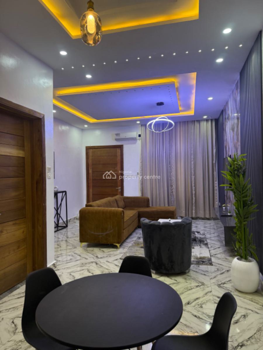 Beautifully Furnished 2-bedroom Apartment, Osapa, Lekki, Lagos, Flat / Apartment Short Let