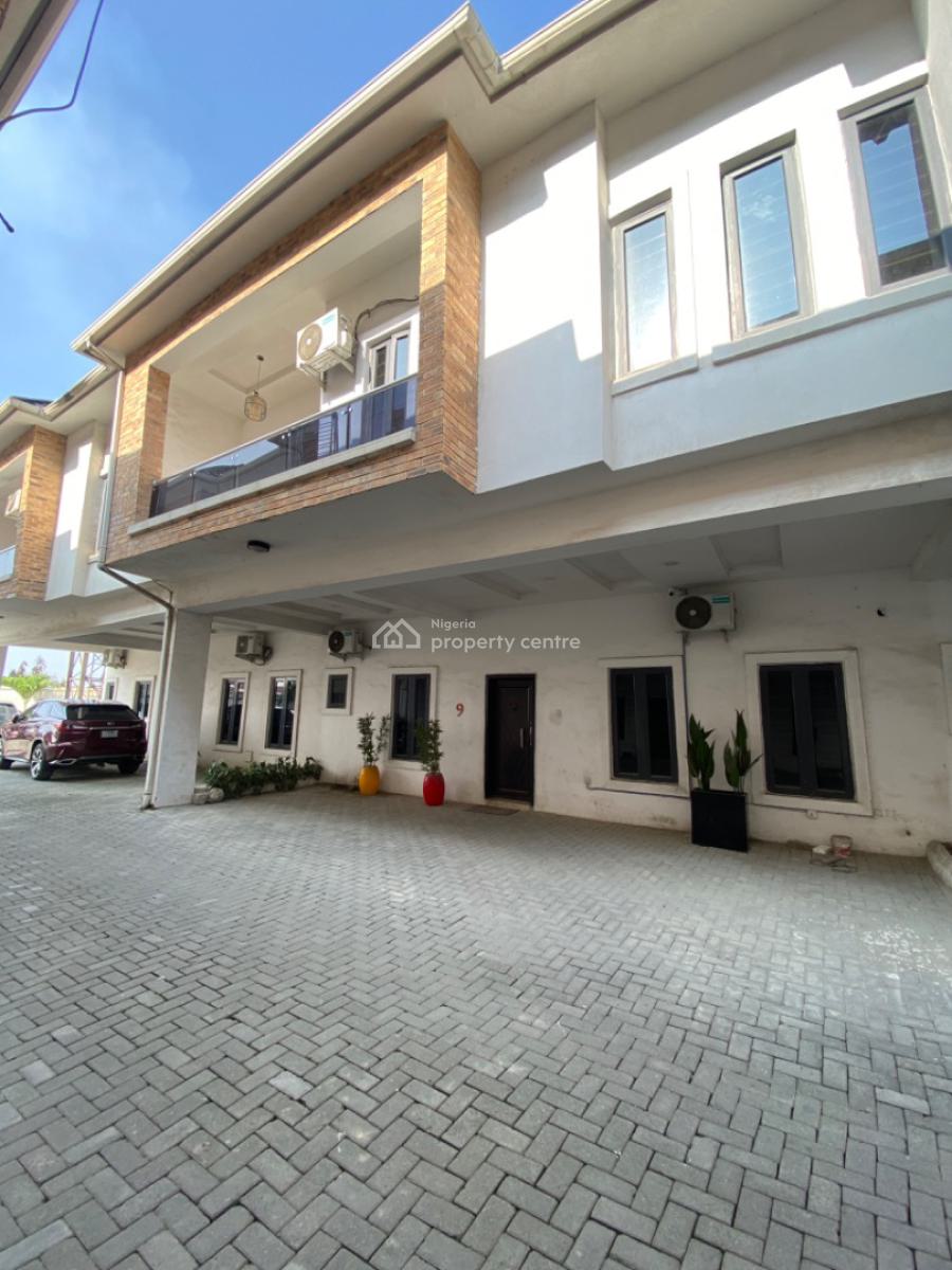 Fully Furnished and Spacious 4 Bedrooms Terrace Duplex, Off Orchid Road Lekki, Lekki Phase 2, Lekki, Lagos, Terraced Duplex for Rent