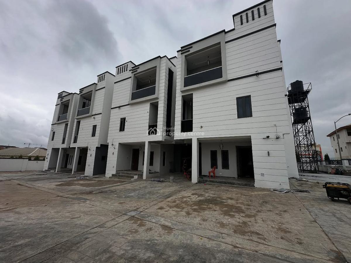 Newly Built 5 Bedroom Terrace Duplex with Bq, Wuye, Abuja, Terraced Duplex for Sale