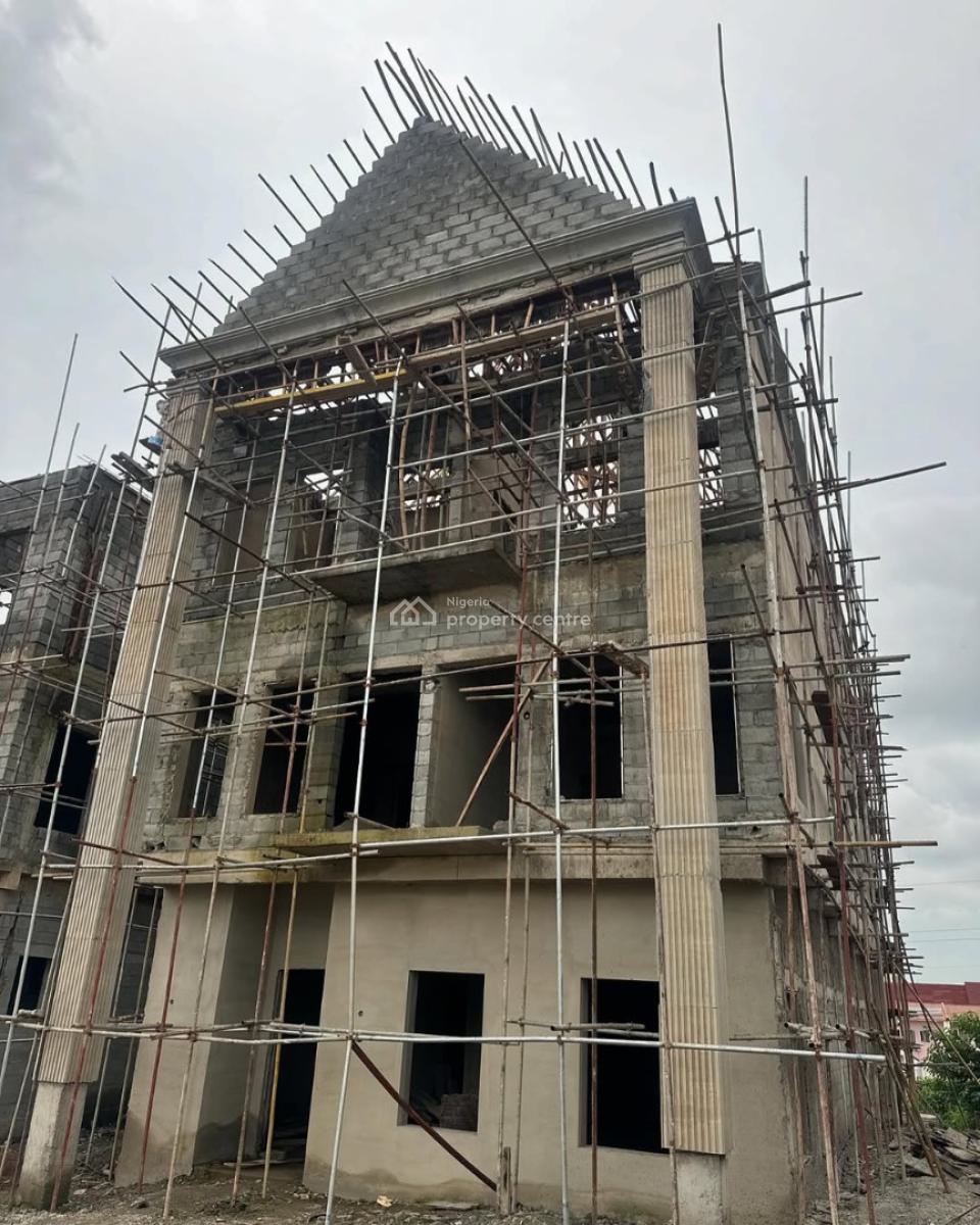 Luxury 8 Bedroom Royal Fully Detached Duplex with Elevator, Bq, Pool,, 1 Minute Drive From Coza, Guzape District, Abuja, Detached Duplex for Sale