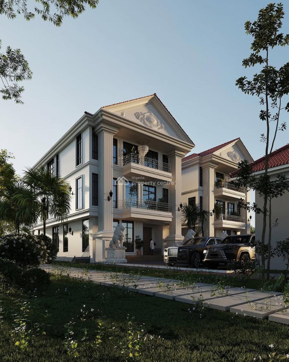 Luxury 8 Bedroom Royal Fully Detached Duplex with Elevator, Bq, Pool,, 1 Minute Drive From Coza, Guzape District, Abuja, Detached Duplex for Sale