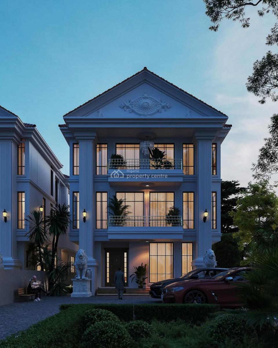 Luxury 8 Bedroom Royal Fully Detached Duplex with Elevator, Bq, Pool,, 1 Minute Drive From Coza, Guzape District, Abuja, Detached Duplex for Sale