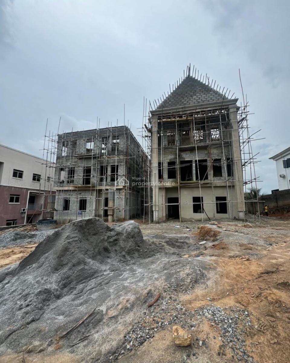 Luxury 8 Bedroom Royal Fully Detached Duplex with Elevator, Bq, Pool,, 1 Minute Drive From Coza, Guzape District, Abuja, Detached Duplex for Sale
