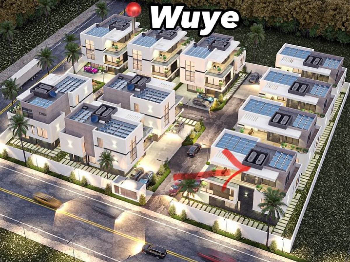 Off Plan 5 Bedroom Detached Duplex with Bq, Payment Plan Available, Wuye, Abuja, Detached Duplex for Sale