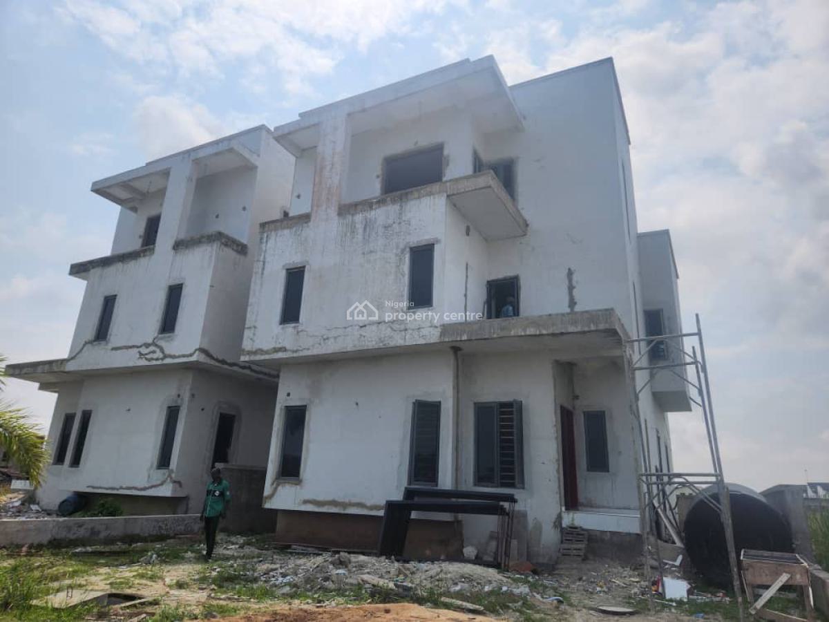 Luxury and Well Finished 5 Bedroom Semi Duplex with Bq, Creek Haven Estate Off Harris Drive Lekki, Ikota, Lekki, Lagos, Semi-detached Duplex for Sale