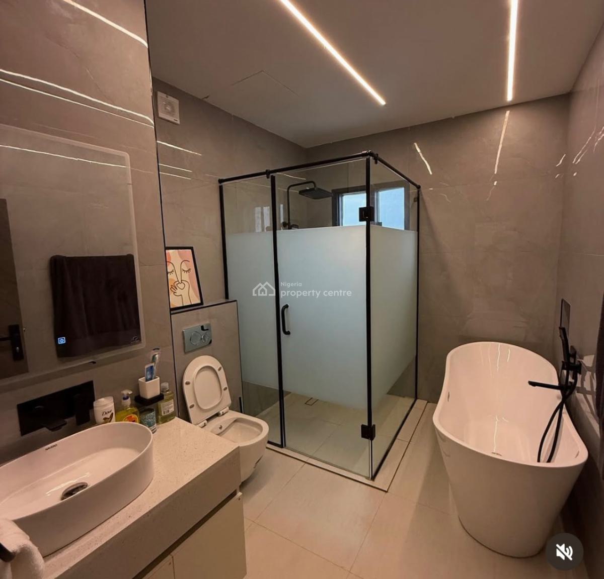 Brand New 3 Bedroom Apartment with Maid Room, Jahi, Abuja, Self Contain (single Rooms) for Sale