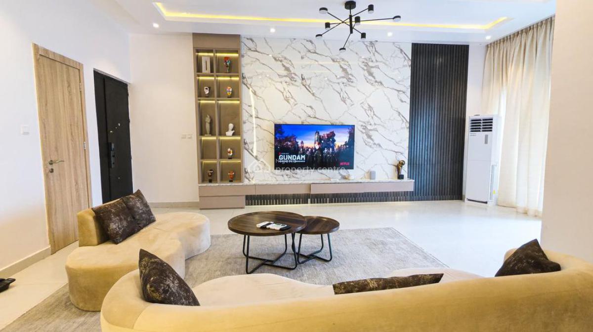 Brand New 2bed Smart Home with Rooftop Pool and Gym, Lekki Phase 1, Lekki, Lagos, House Short Let