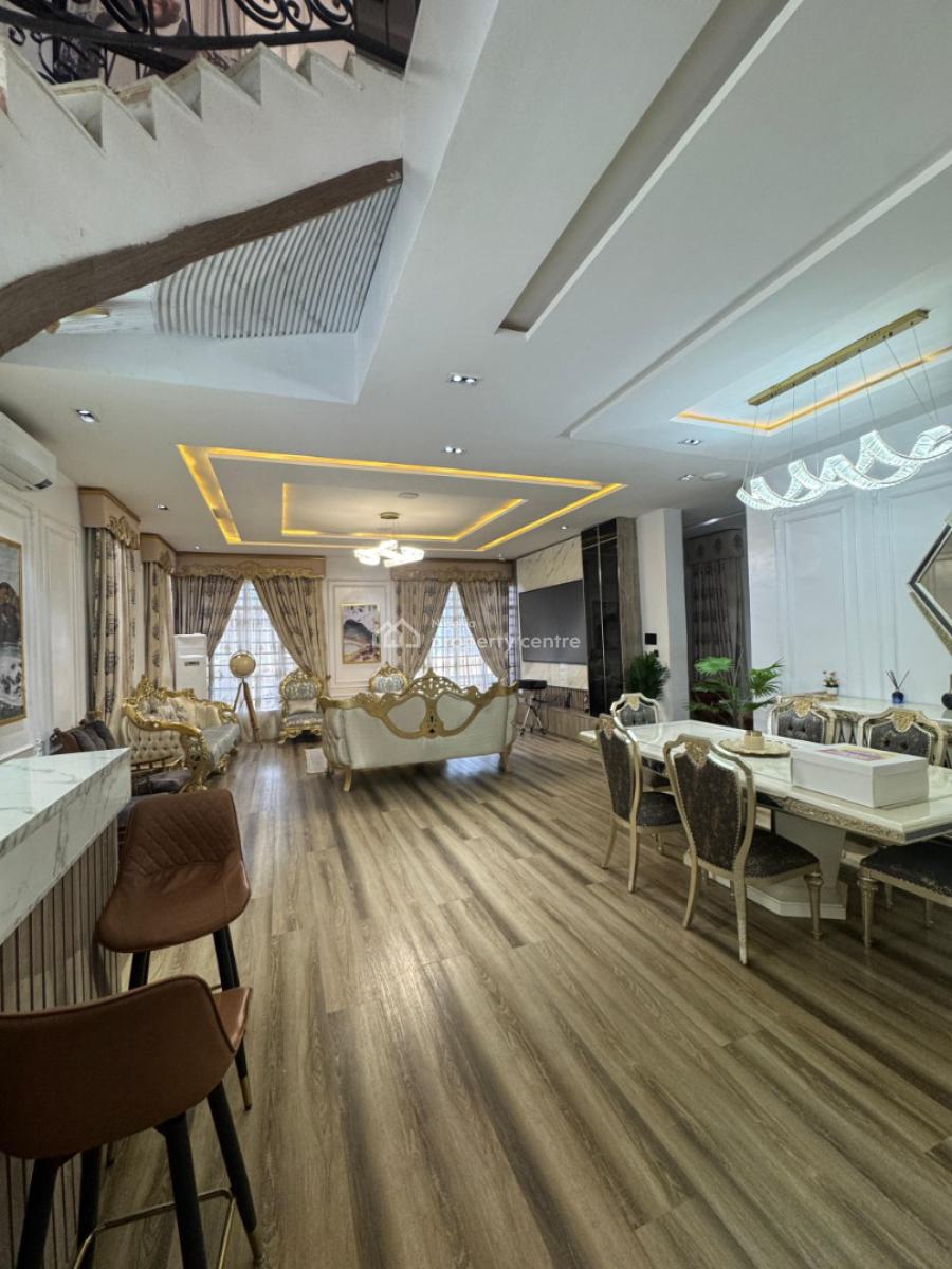 Waterfront Furnished 5 Bedroom Fully Detached Luxury, Lekki County Ikota, Ikota, Lekki, Lagos, Detached Duplex for Sale