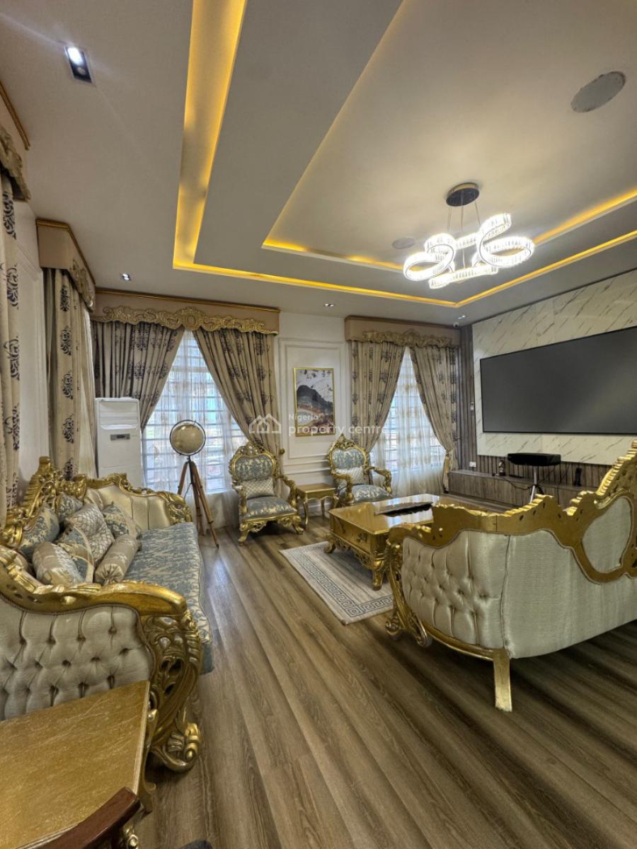Waterfront Furnished 5 Bedroom Fully Detached Luxury, Lekki County Ikota, Ikota, Lekki, Lagos, Detached Duplex for Sale
