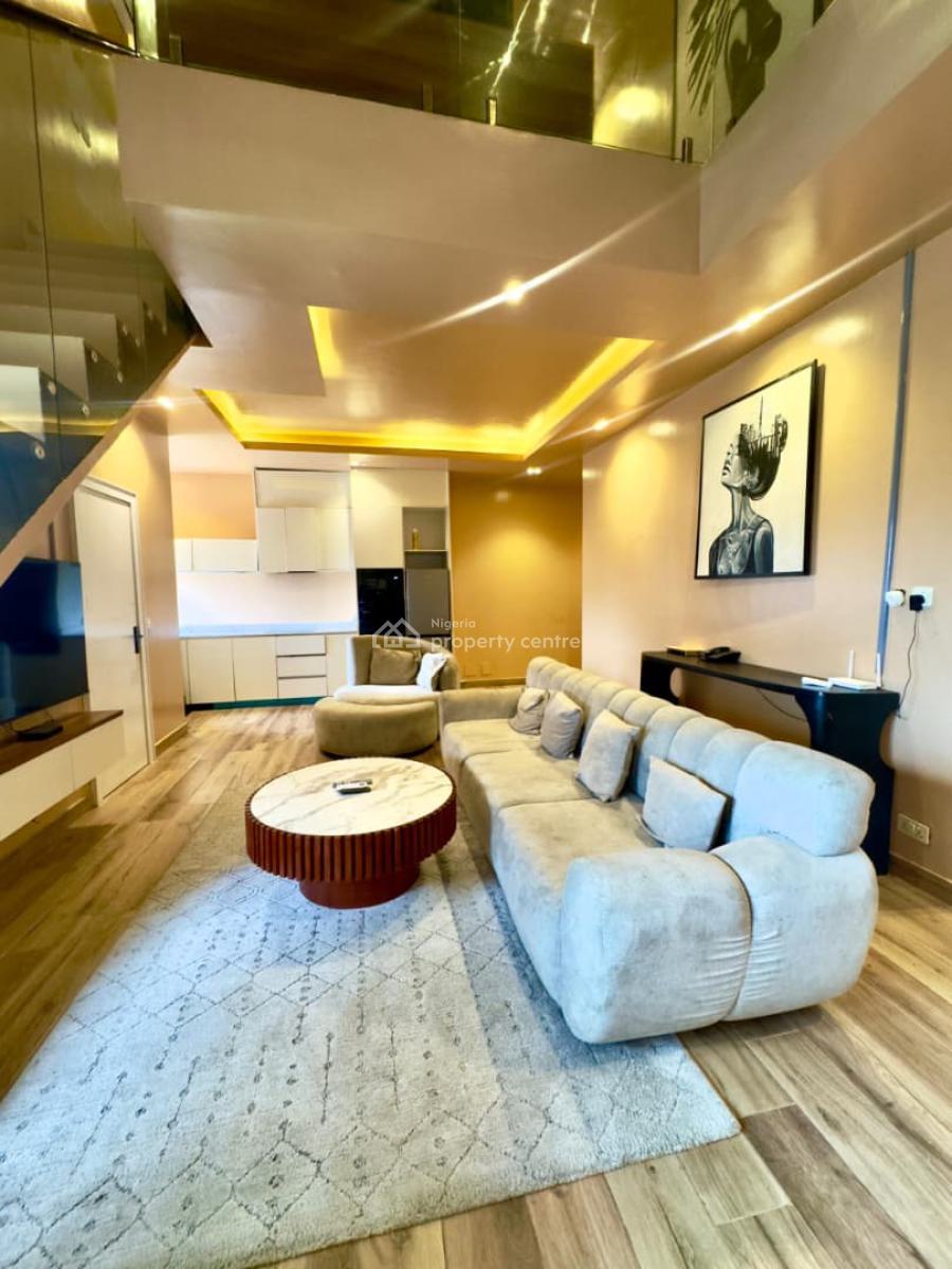 Brand New Smart Luxury 2 Bedroom Maisonette Apartment with City-vi, Ikoyi, Lagos, Flat / Apartment Short Let