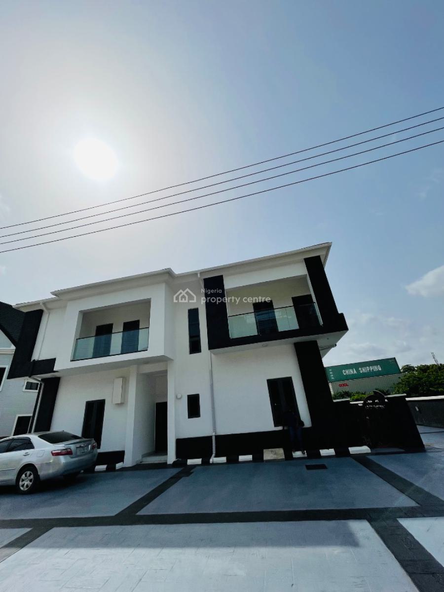 Newly Built 4 Bedroom Fully Detached Duplex Plus Bq, Contemporary Designed Home with Bq in a Secured Estate, Yaba, Lagos, Detached Duplex for Sale