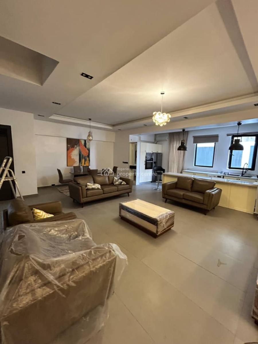 Fully Furnished Three Bedroom Apartment + Bq, Off Boudillorn Ikoyi Lagos, Ikoyi, Lagos, Flat / Apartment for Rent