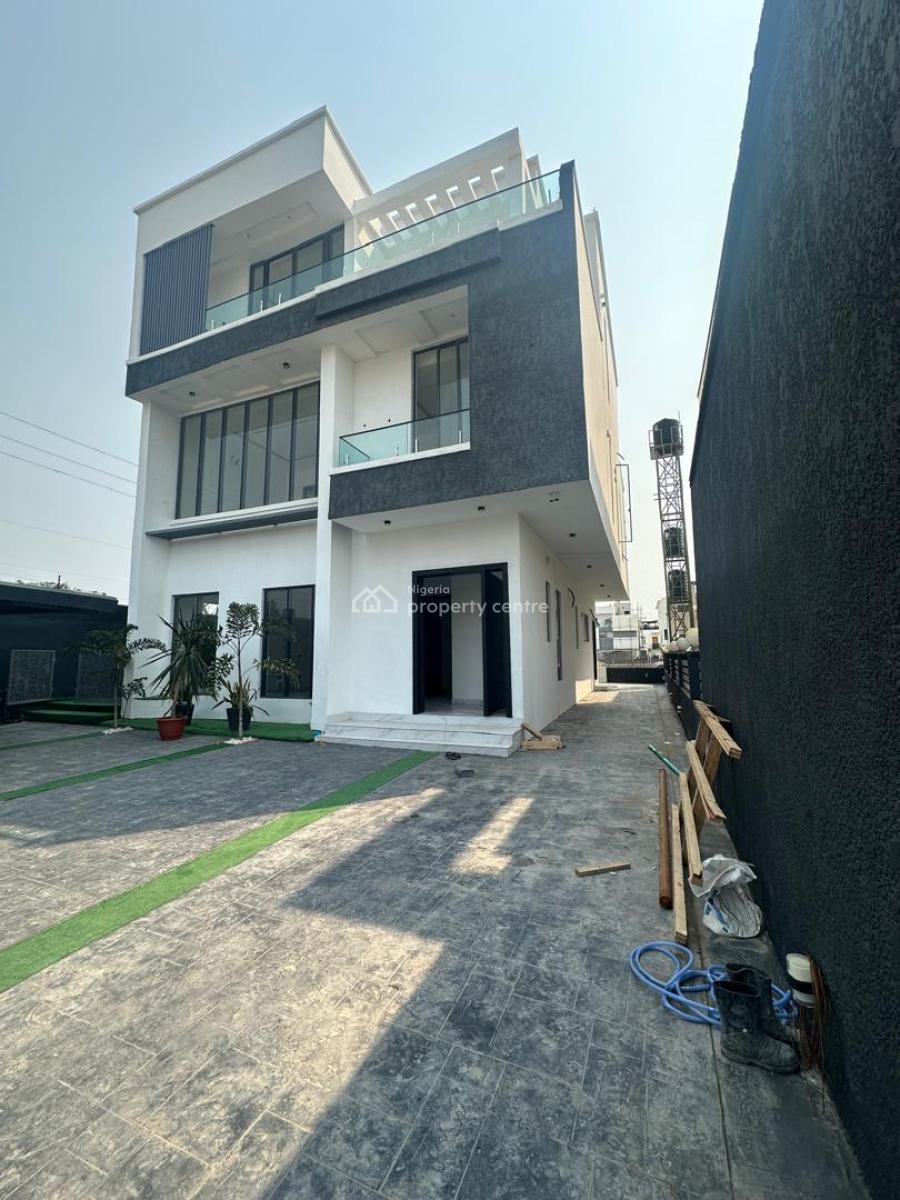 Stunning 5 Bedroom Fully Detached Duplex with Pool in a Secure Estate, Osapa London, Lekki, Lagos, Detached Duplex for Sale