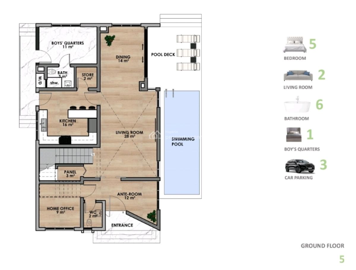 Off-plan Luxury 5bedroom Fully Detached Duplex with Bq and Swimming, Discover The True Definition of Luxury Living , Where Sophistication, Vgc, Lekki, Lagos, Detached Duplex for Sale