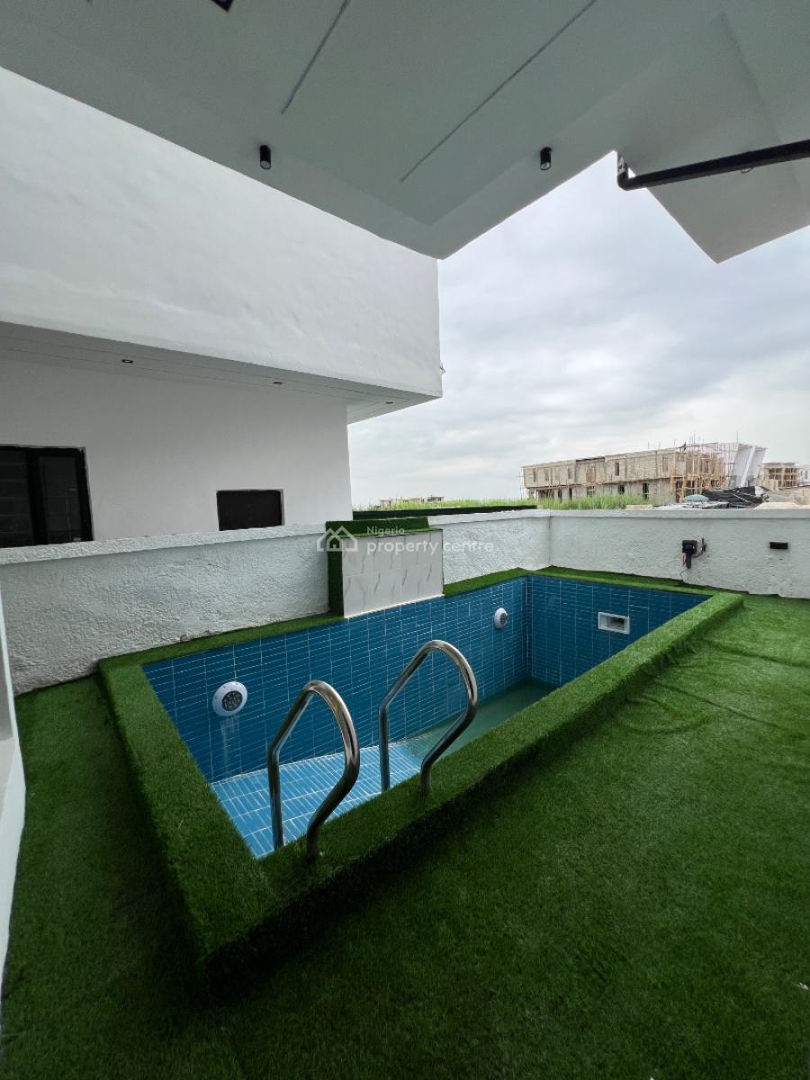 Exquisite 5 Bedroom Fully Detached Duplex with Swimming Pool & Bq, Ajah, Lagos, Detached Duplex for Sale