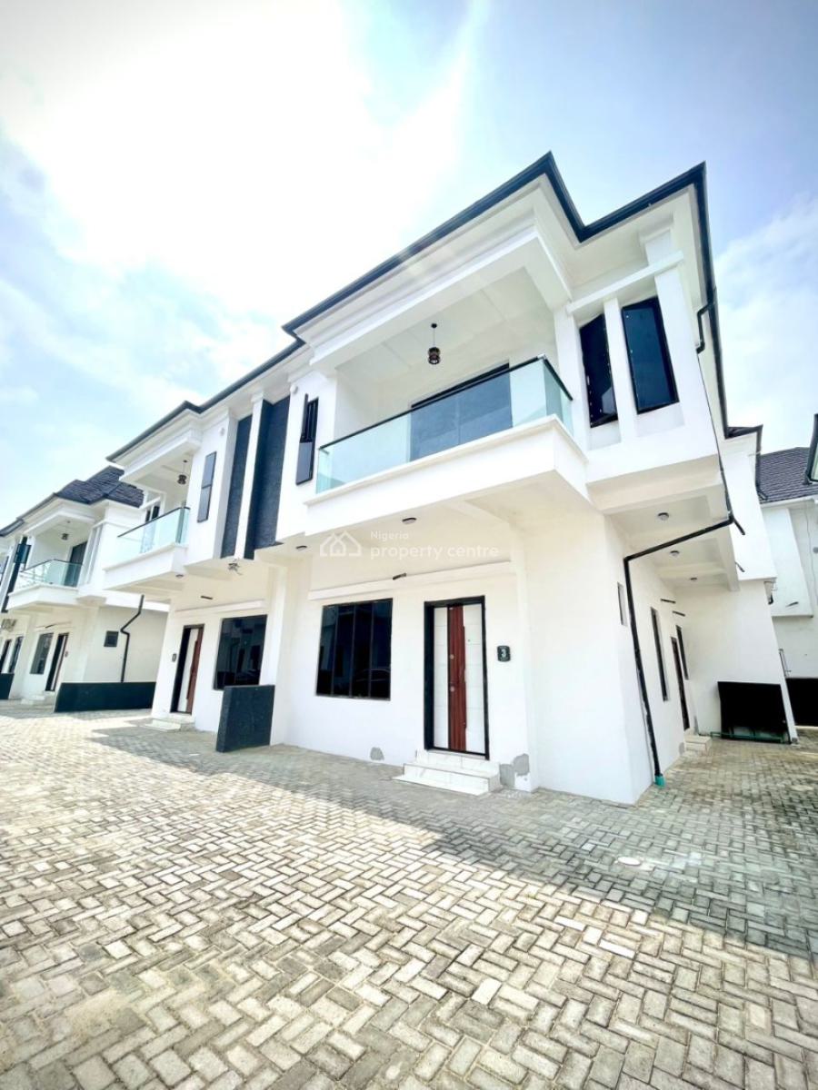 Newly Built 4 Bedroom Semi Detached Duplex with Bq in Secure Estate, Ikota, Lekki, Lagos, Semi-detached Duplex for Sale