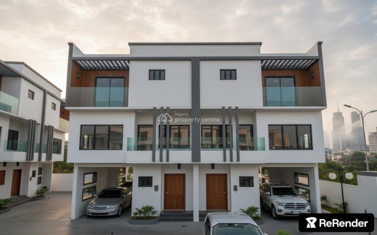 Newly Built 4 Bedrooms Terrace Duplex with One Roomm Bq, Punch Estate Monngoro, Ikeja, Lagos, Terraced Duplex for Sale