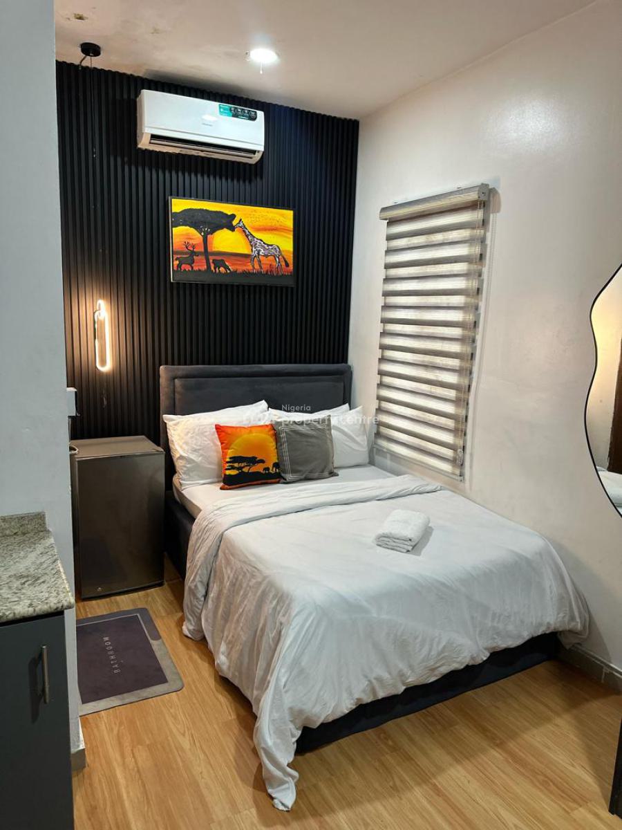 Cleanly Furnished Studio Apartment in Ikate with Kitchennette, Ikate, Ikate, Lekki, Lagos, Self Contain (single Rooms) Short Let