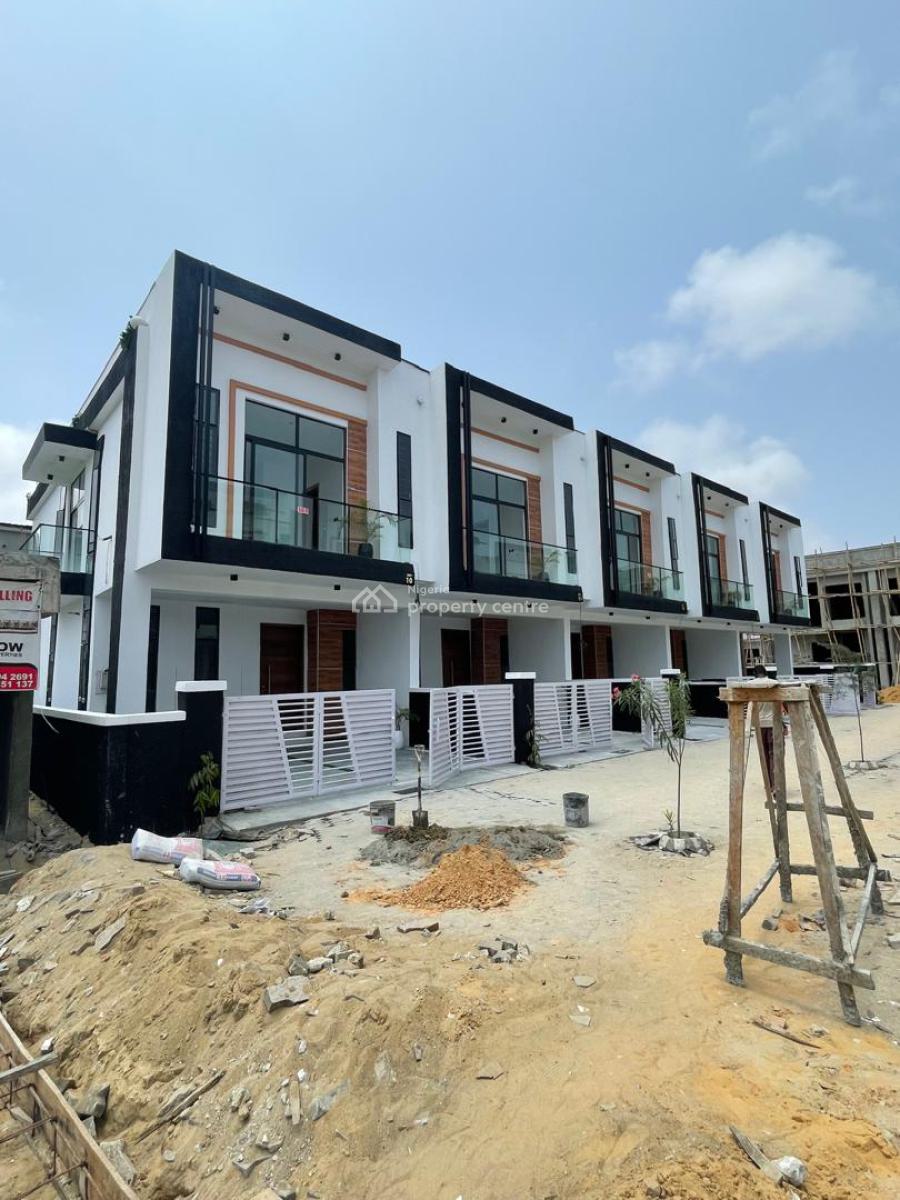 4-bedroom Self Compound Terrace Duplex, Ikota, Lekki, Lagos, Terraced Duplex for Sale