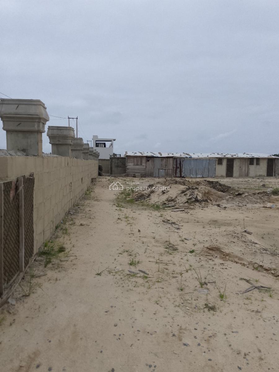 Dry and Sandfilled Fenced Land Off Monastery Road Sangotedo with Cofo, Monastery Road Sangotedo, Sangotedo, Ajah, Lagos, Residential Land for Sale