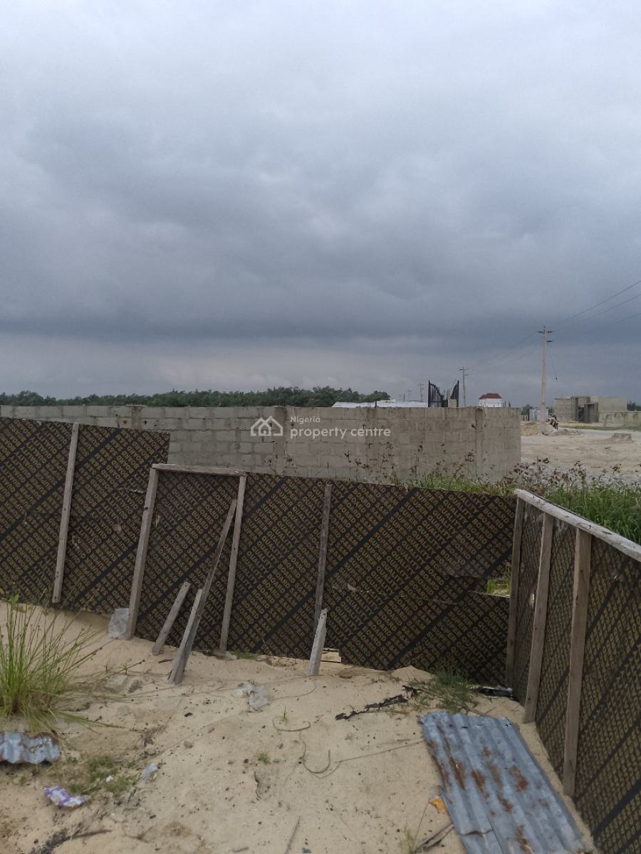 Dry and Sandfilled Fenced Land Off Monastery Road Sangotedo with Cofo, Monastery Road Sangotedo, Sangotedo, Ajah, Lagos, Residential Land for Sale