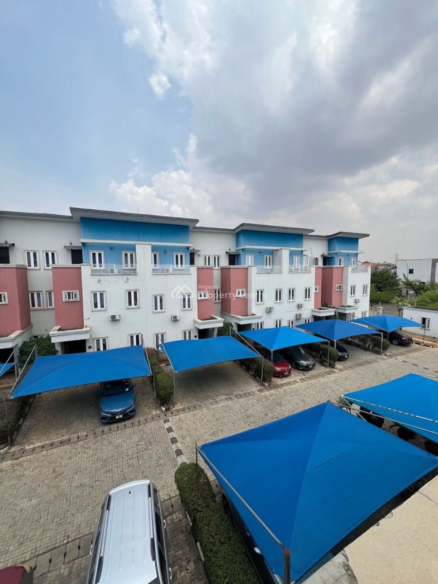 Luxurious 3 Bedrooms Spacious & Serviced Duplex, Bq, Pool, Garden, Katampe Extension, Katampe, Abuja, Terraced Duplex for Rent