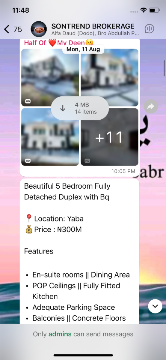 Luxurious 5 Bedroom Detached Duplex with Bq, Yaba, Yaba, Lagos, Detached Duplex for Sale