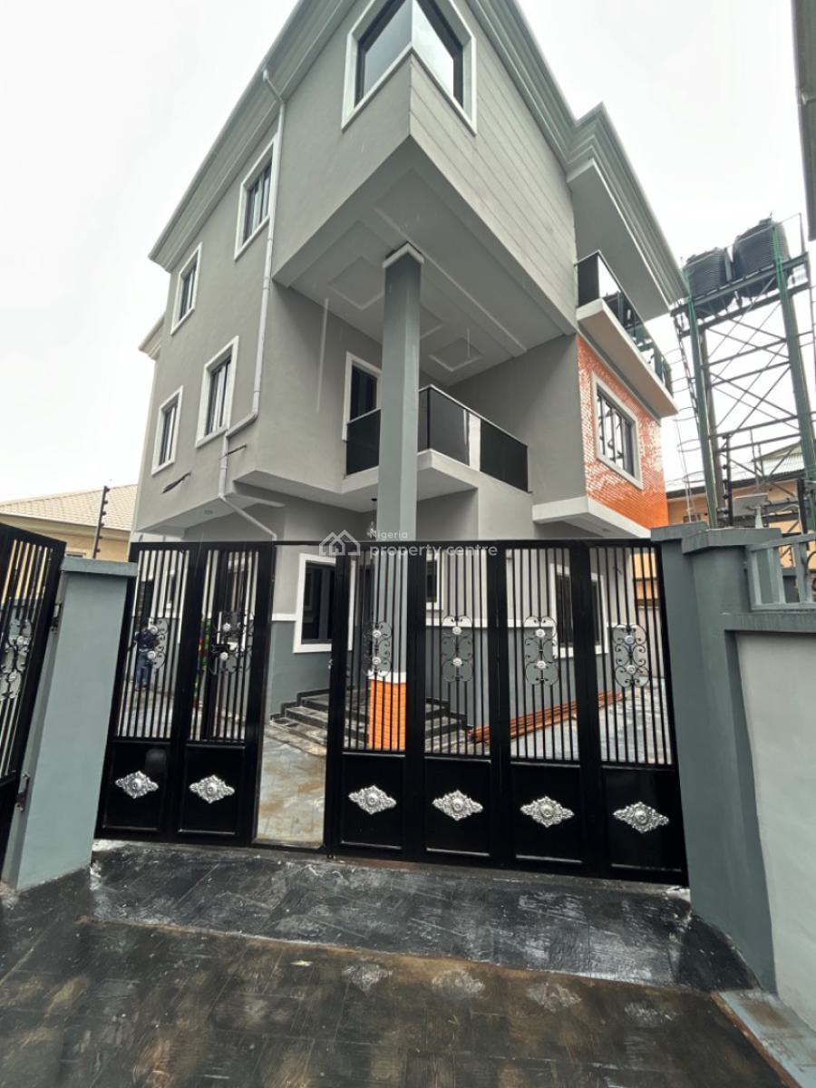 Specious 5 Bedroom Duplex with a Room Bq and Security House, Gra Phase 2, Magodo, Lagos, Detached Duplex for Sale