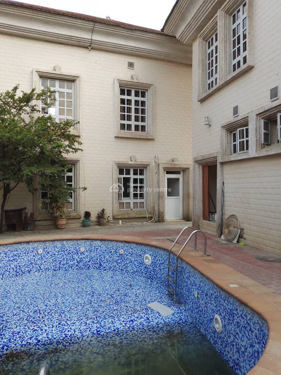 Luxurious 5 Bedroom Fully Detached Service Duplex,2room Bq,chalet,pool, Sweet and Well Secured Neighborhood, Maitama District, Abuja, Detached Duplex for Rent