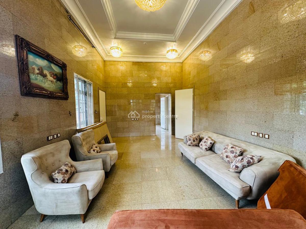 Luxurious 5 Bedroom Furnished Detached Duplex,2 Room Bq,chalet,pool, Serene and Well Secured Neighborhood, Maitama District, Abuja, Detached Duplex for Rent