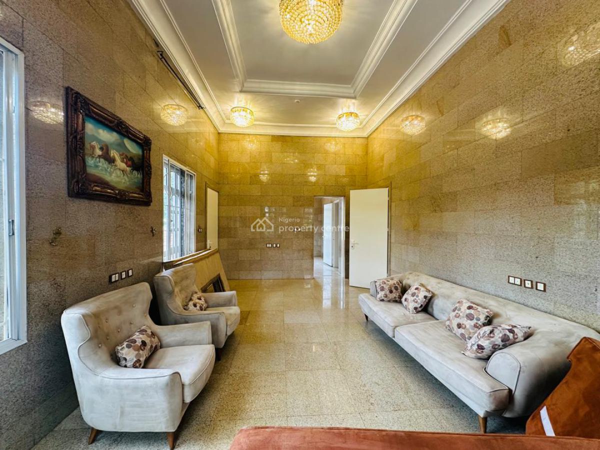 Luxurious 5 Bedroom Furnished Detached Duplex,2 Room Bq,chalet,pool, Serene and Well Secured Neighborhood, Maitama District, Abuja, Detached Duplex for Rent