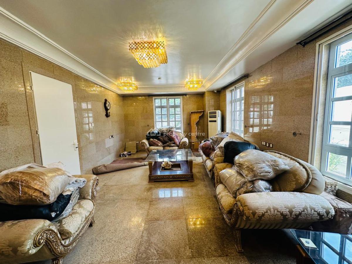 Luxurious 5 Bedroom Furnished Detached Duplex,2 Room Bq,chalet,pool, Serene and Well Secured Neighborhood, Maitama District, Abuja, Detached Duplex for Rent