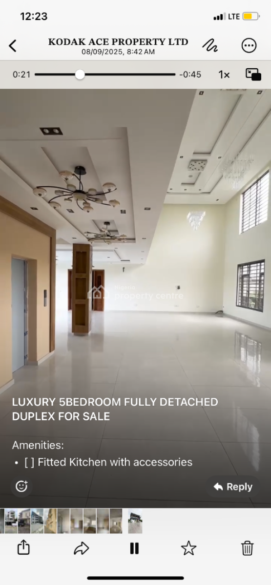 Luxury 5bed Fully Detached Duplex in Ajah, Ajah,lekki ,lagos ,nigeria, Ajah, Lagos, Detached Duplex for Sale