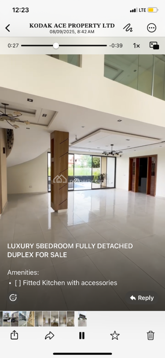 Luxury 5bed Fully Detached Duplex in Ajah, Ajah,lekki ,lagos ,nigeria, Ajah, Lagos, Detached Duplex for Sale