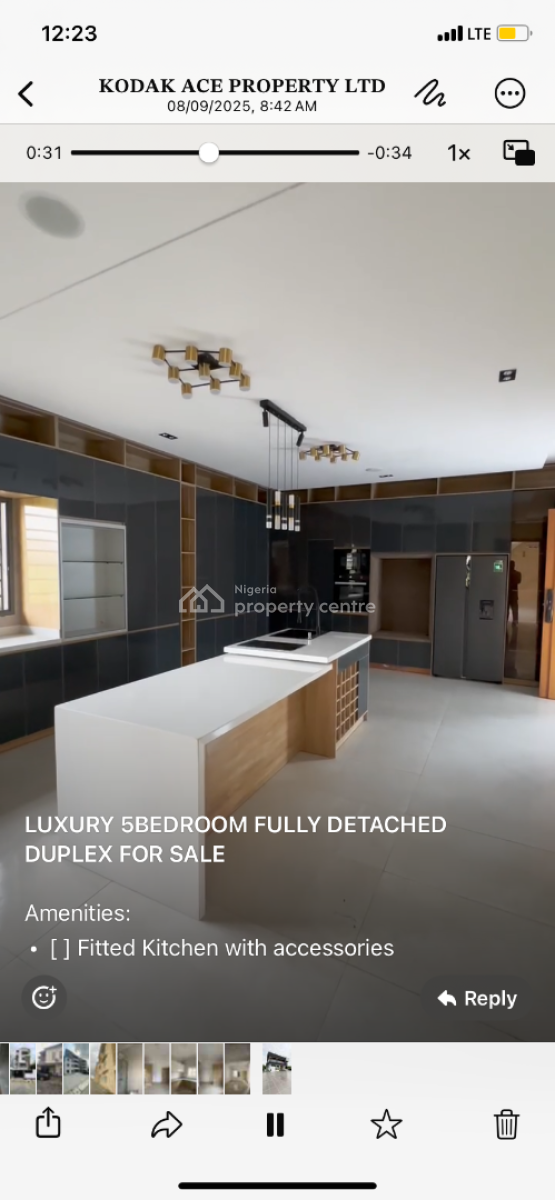 Luxury 5bed Fully Detached Duplex in Ajah, Ajah,lekki ,lagos ,nigeria, Ajah, Lagos, Detached Duplex for Sale
