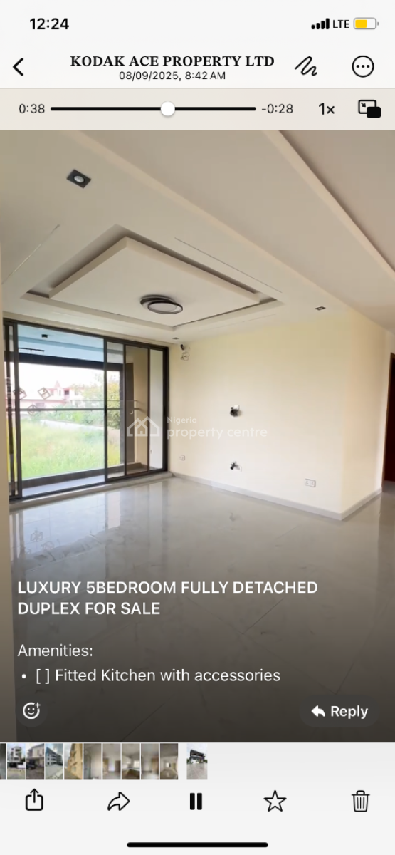 Luxury 5bed Fully Detached Duplex in Ajah, Ajah,lekki ,lagos ,nigeria, Ajah, Lagos, Detached Duplex for Sale