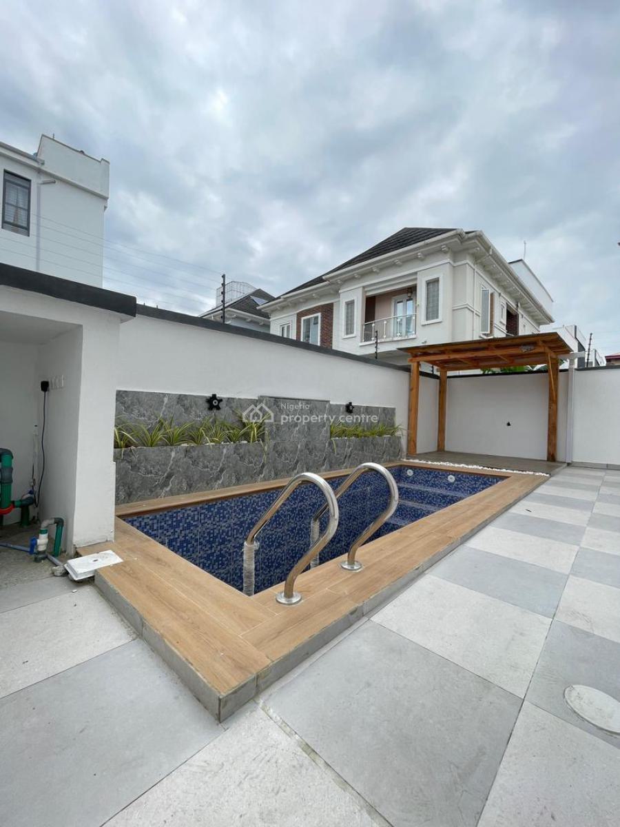 Luxury 5 Bedroom Duplex with a Pool, Chevron, Lekki, Lagos, Detached Duplex for Sale