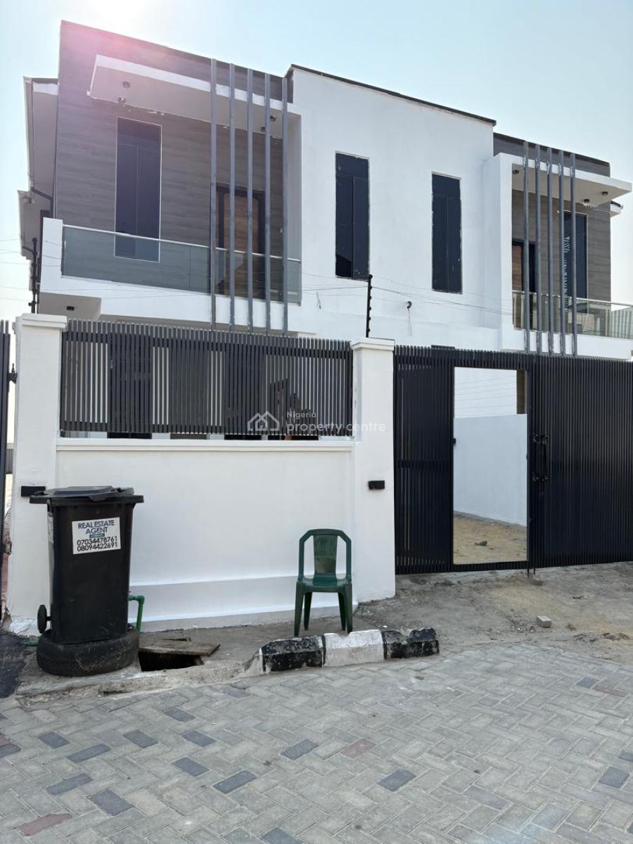 4 Bedrooms Semi Detached Duplex Inside an Estate, Chevron, Lekki, Lagos, Semi-detached Duplex for Rent