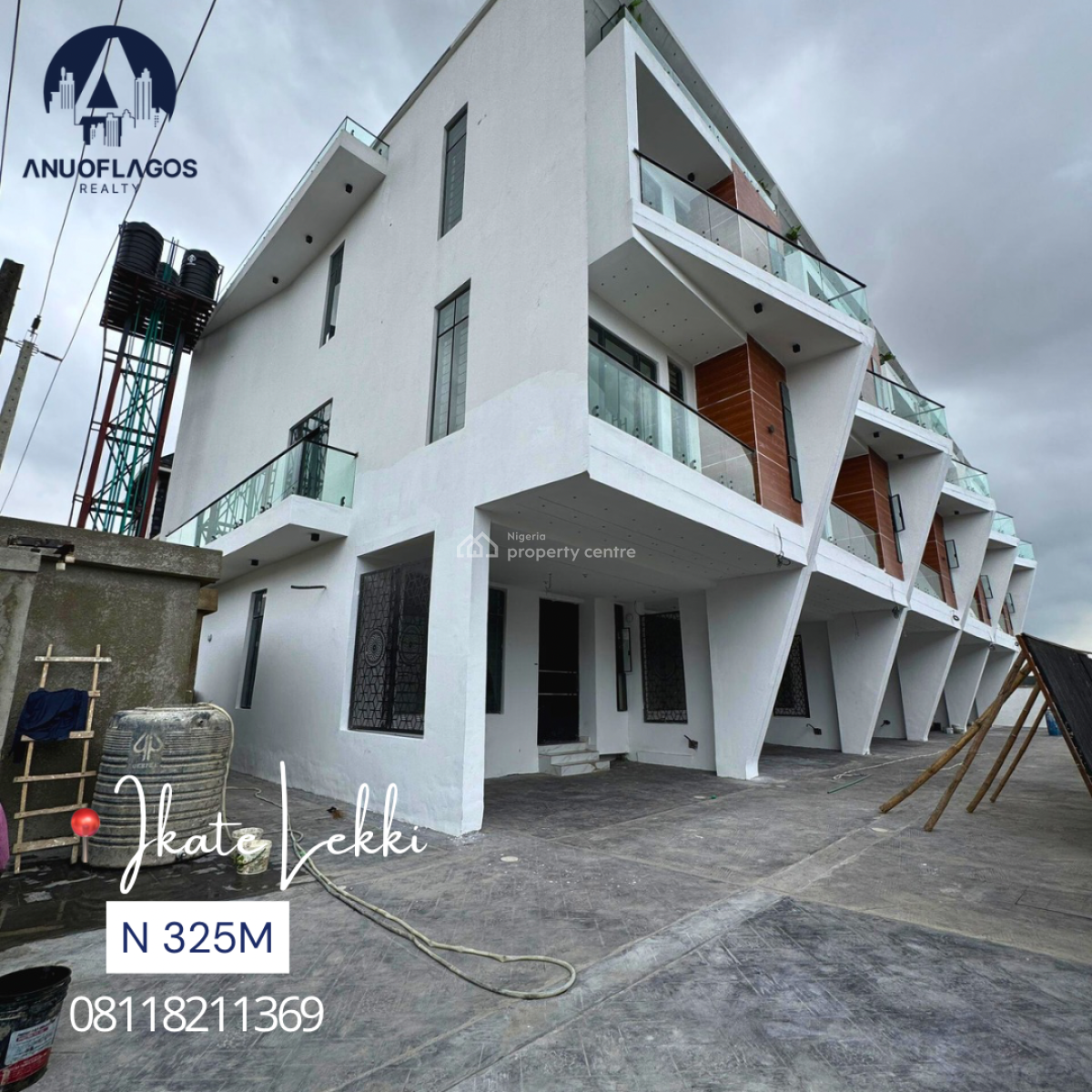 Contemporary 4 Bedroom Terrace Duplex with a Bq, Ikate, Lekki, Lagos, Terraced Duplex for Sale