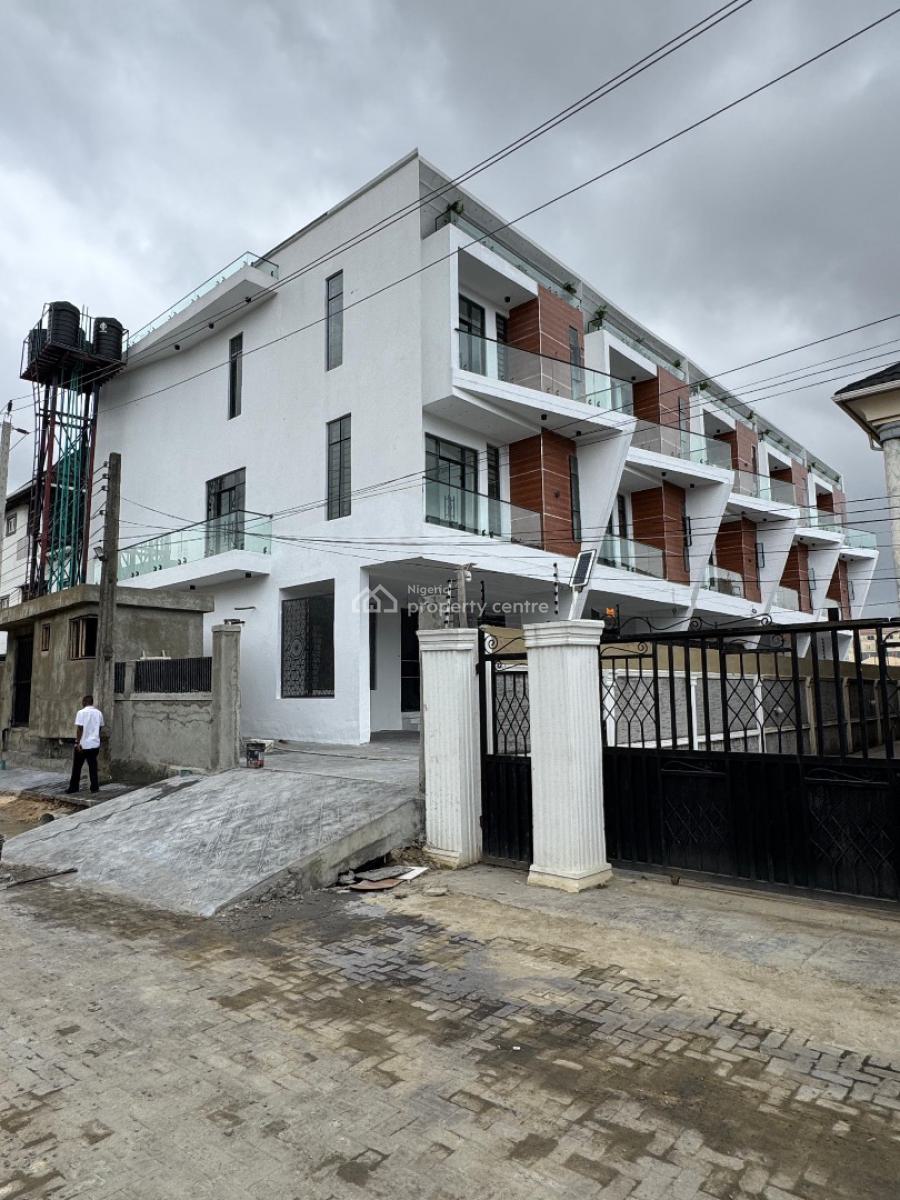 Contemporary 4 Bedroom Terrace Duplex with a Bq, Ikate, Lekki, Lagos, Terraced Duplex for Sale