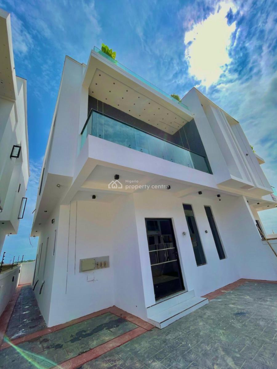 New 4 Bedroom Semi Detached Duplex with Bq, Lekki Palm City Estate, Off Addo Road, Ajah, Lagos, Semi-detached Duplex for Sale