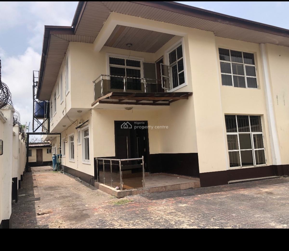 5 Bedroom Semi-detached House with Bq, Cottage Drive, Lekki Phase 1, Lekki, Lagos, Semi-detached Duplex for Rent