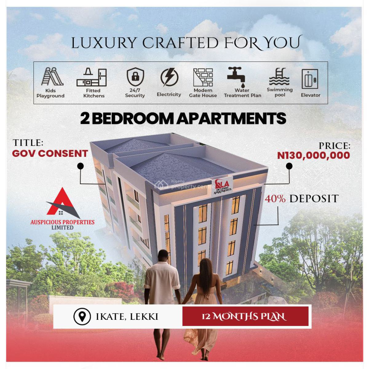 2 Bedroom Apartment Good for Airbnb, Ikate, Lekki, Lagos, Flat / Apartment for Sale