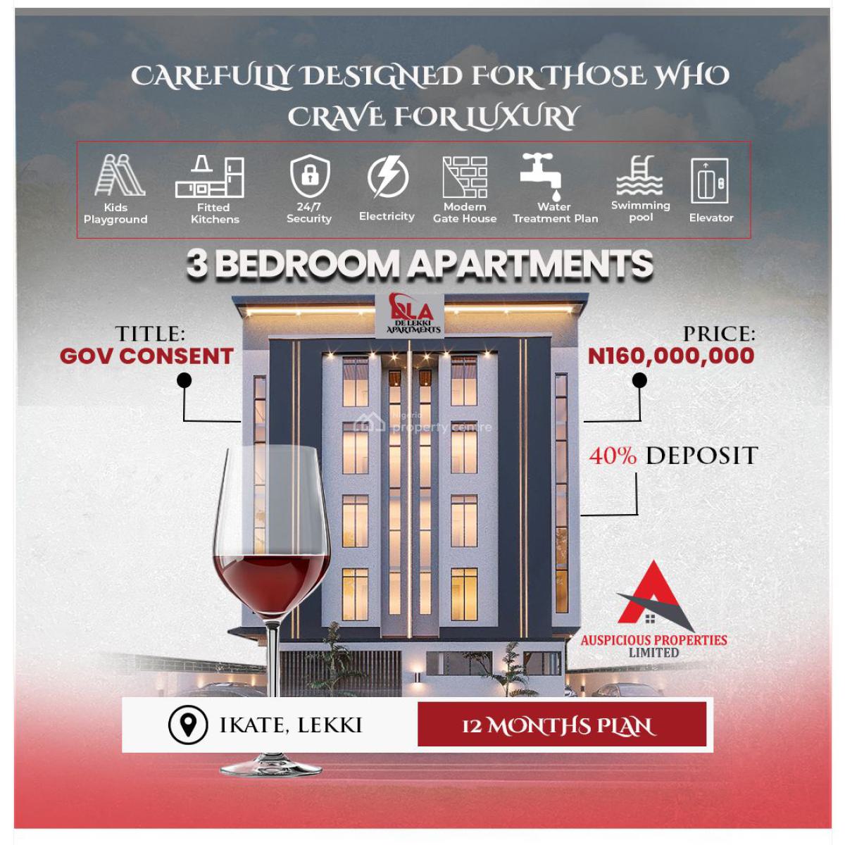2 Bedroom Apartment Good for Airbnb, Ikate, Lekki, Lagos, Flat / Apartment for Sale