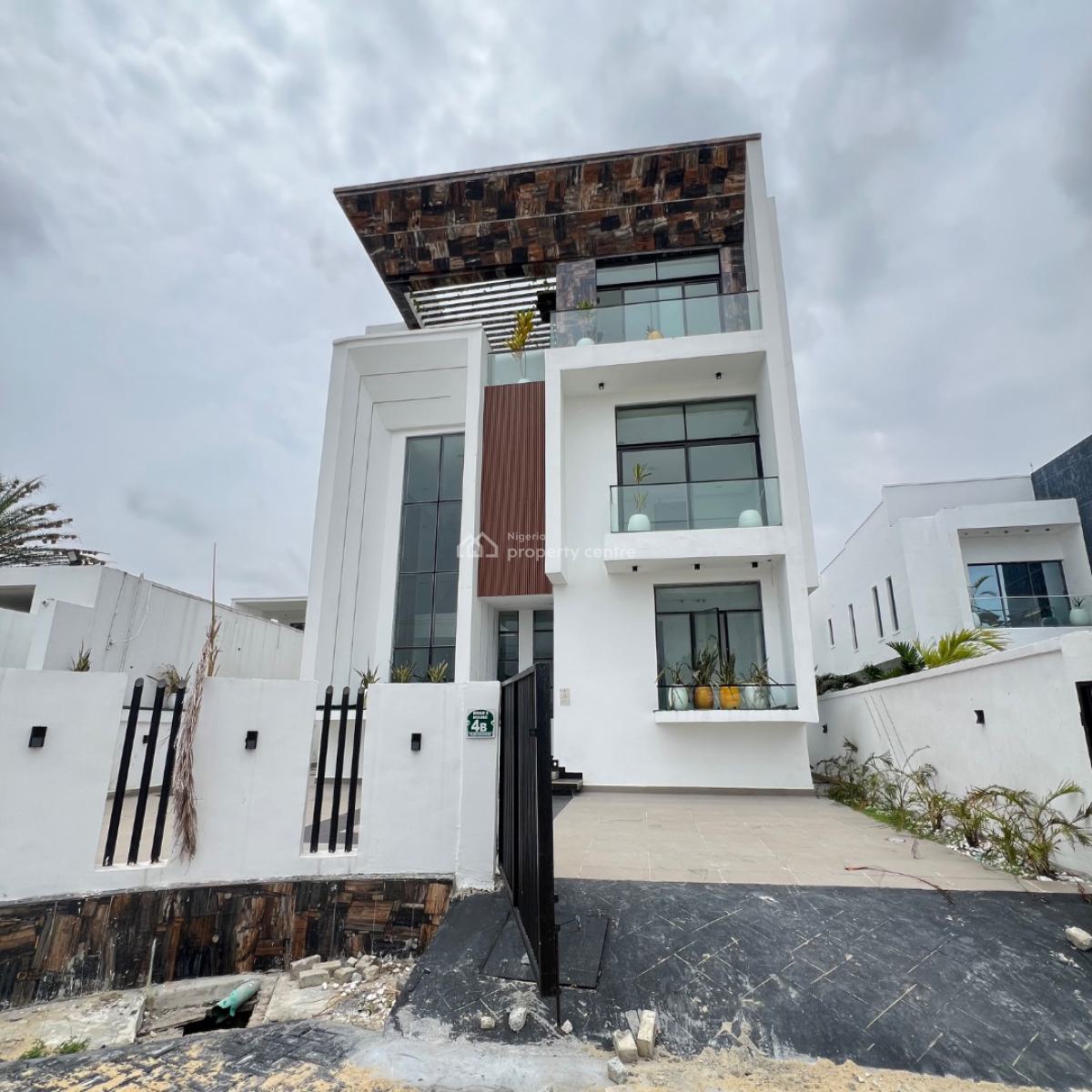6 Bedroom & Bq, Osapa, Lekki, Lagos, Detached Duplex for Sale