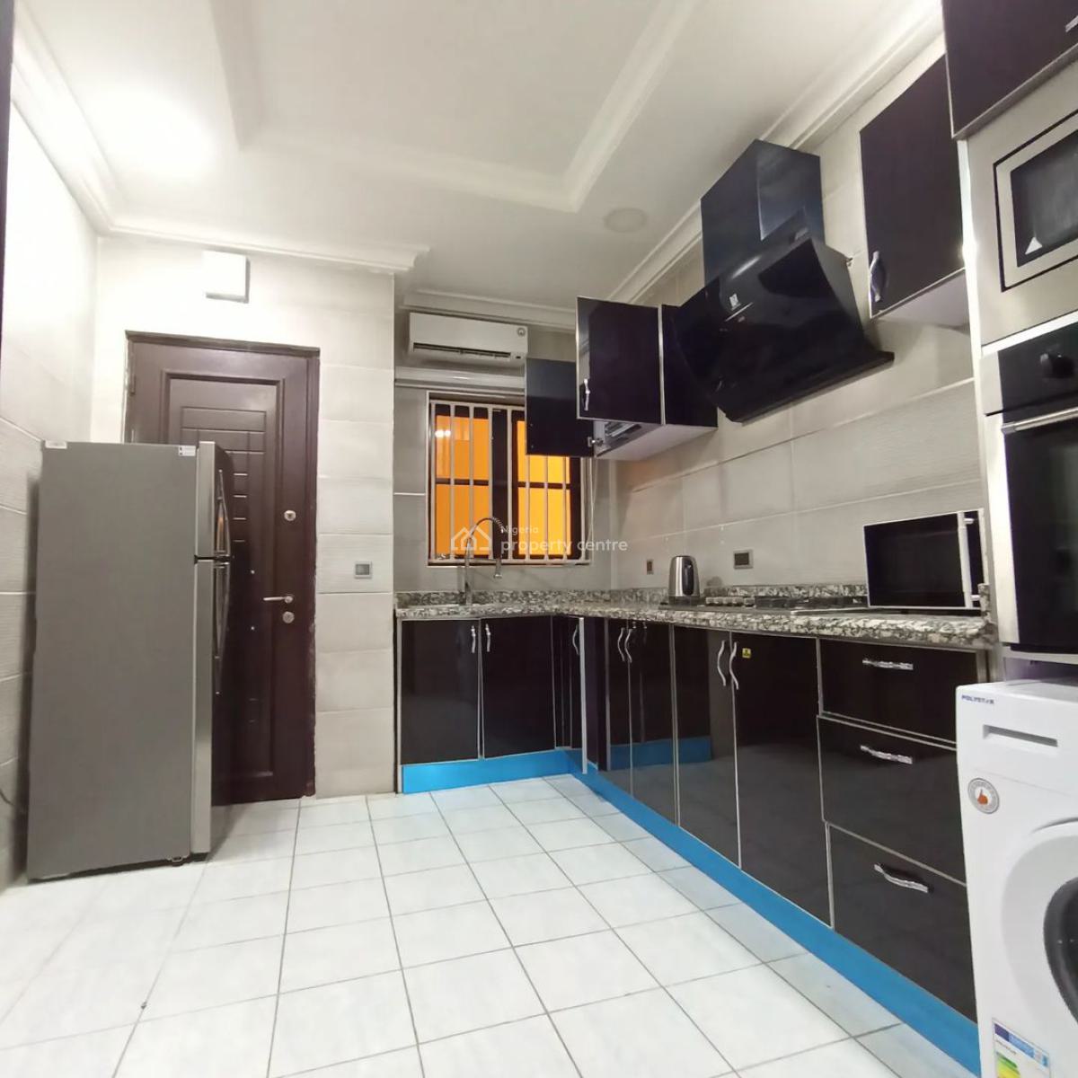 Serviced 3 Bedroom Apartment  with Bq, Jose Maria Escrava Street, Lekki Phase 1, Lekki, Lagos, Flat / Apartment for Rent