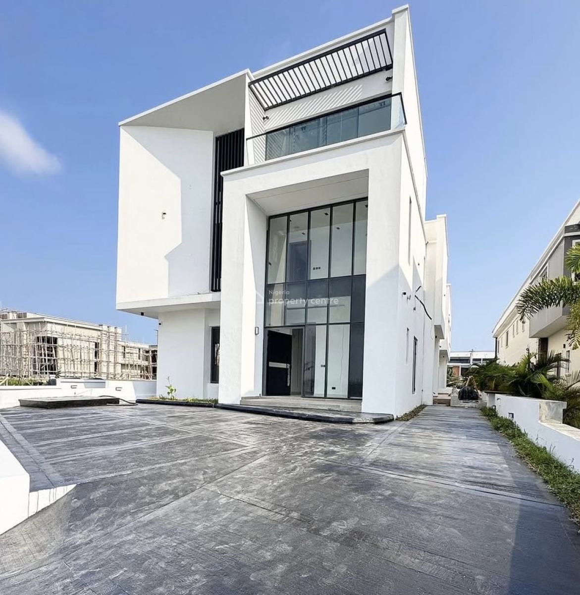 Magnificent 5 Bedroom Semi Detached Duplex  with a Private Pool, Exterior, Ikate, Lekki, Lagos, Semi-detached Duplex for Sale