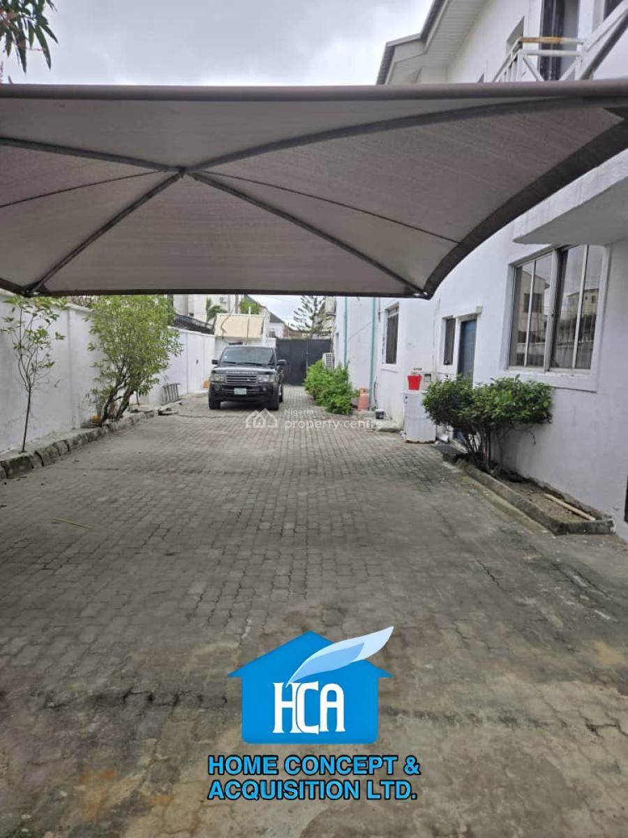 4 Bedrooms Detached House with a Room Bq, Lekki Phase 1, Lekki, Lagos, Semi-detached Duplex for Rent
