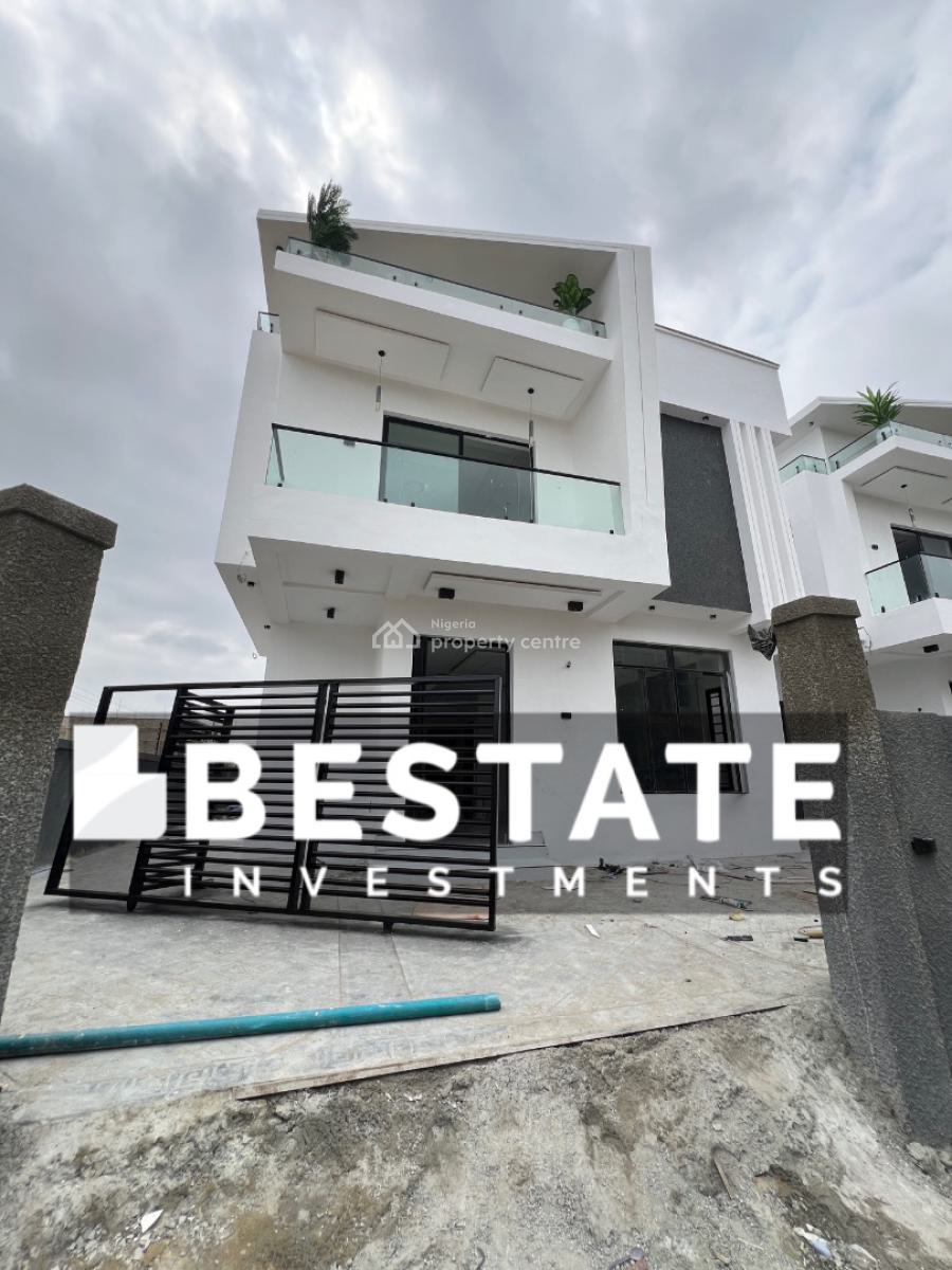 Stunning 4 Bedroom Fully Detached Duplex with Bq, Ajah, Lagos, Detached Duplex for Sale